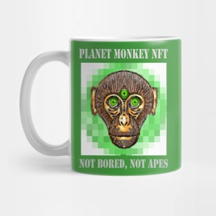 Planet Monkey Cute Animals Not Bored Apes Mug